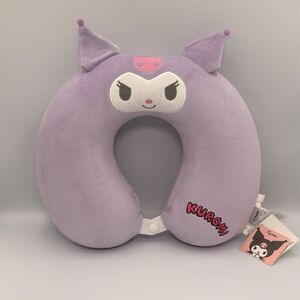 Sanrio Kuromi Travel Neck Pillow MINISO Purple Lavender Plush NWT Memory Foam
